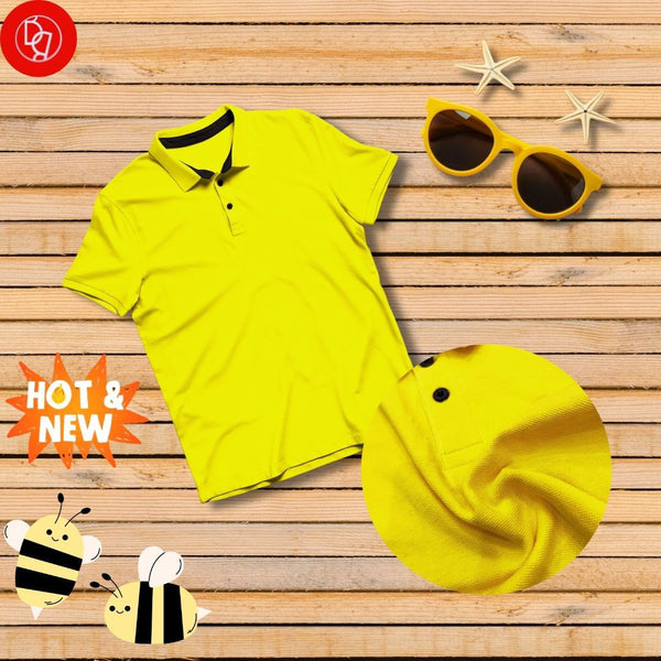 Bright Yellow Kids Polo - Bobbinbash - - Bright Yellow Kids Polo - Bobbinbash - BOYS-  - #tag3# - #tag3#