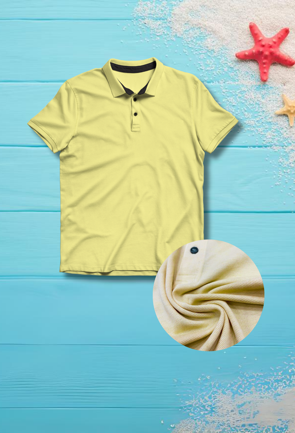 Light Yellow Kids Polo - Bobbinbash - - Light Yellow Kids Polo - Bobbinbash - BOYS-  - #tag3# - #tag3#