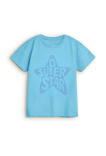 Turquoise Super Star Tee - Bobbinbash - - Turquoise Super Star Tee - Bobbinbash - #tag3#