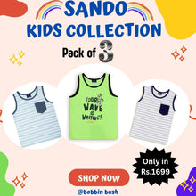 Pack of 3 Kids Sando - Bobbinbash