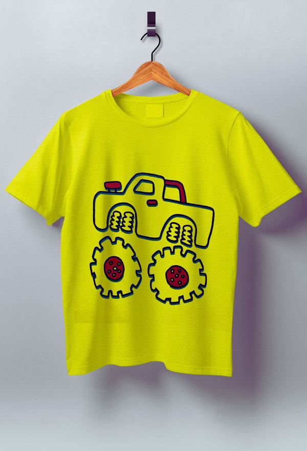 Yellow Truck Printed Tee - Bobbinbash - - Yellow Truck Printed Tee - Bobbinbash - -  - #tag3# - #tag3#